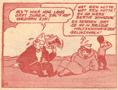 in de woestijn