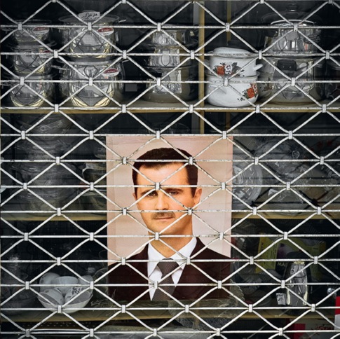 bashar al-assad in etalage