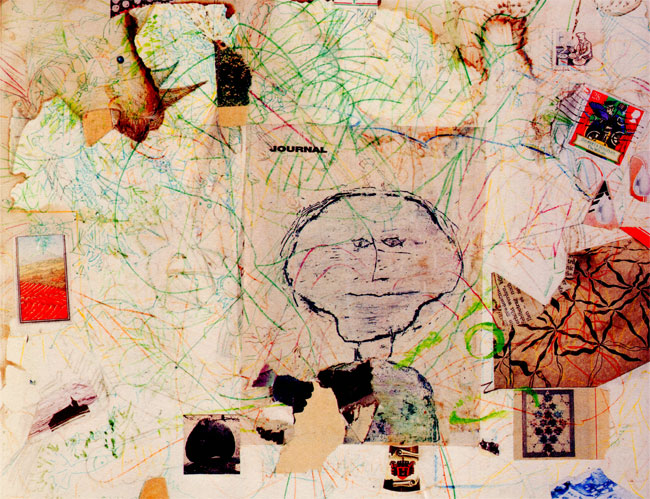 artaud, collage, 1993