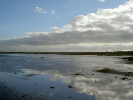 lucht bij zee