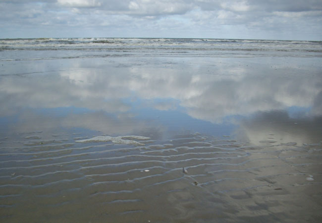 spiegelende wolken...