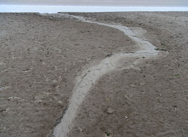 geul in het zand
