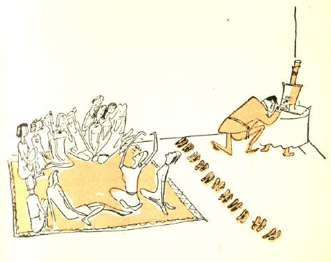 het ballet bezoekt de goochelaar