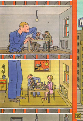 tekening van joost swarte in the new yorker van 5 april
