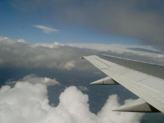 echt boven de wolken...