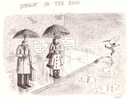 singing in the rain