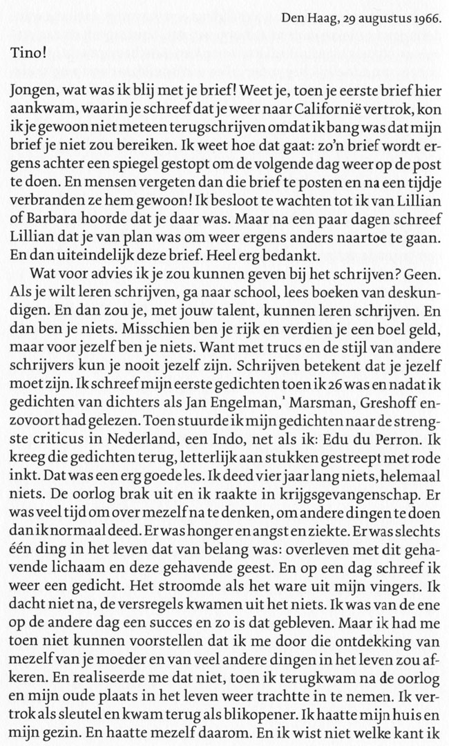 dit gehavende lichaam en deze gehavende geest...