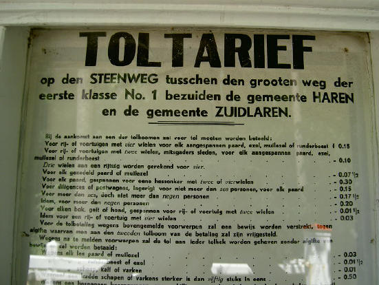 het dwaalspoor - tolhuisje onder haren...