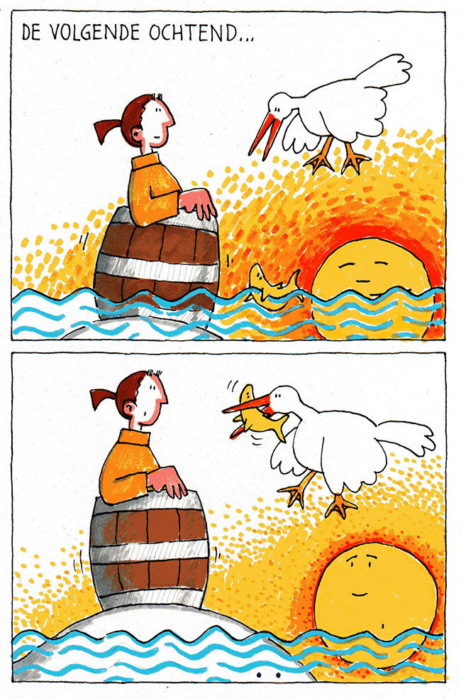 de volgende ochtend...