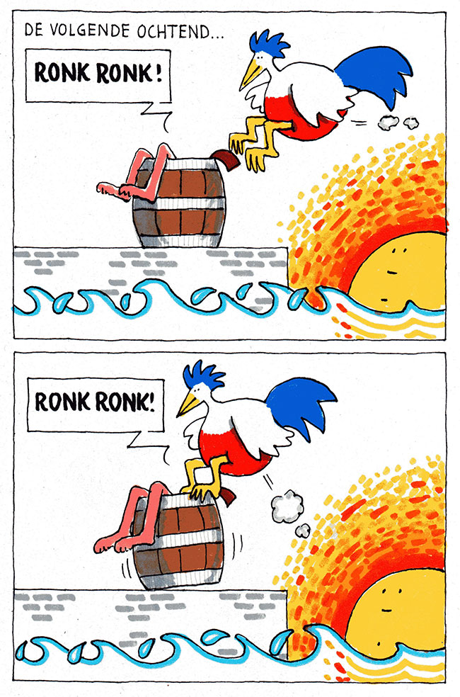 de volgende ochtend...