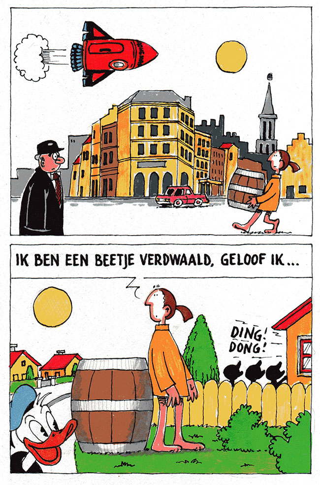 een beetje verdwaald?...