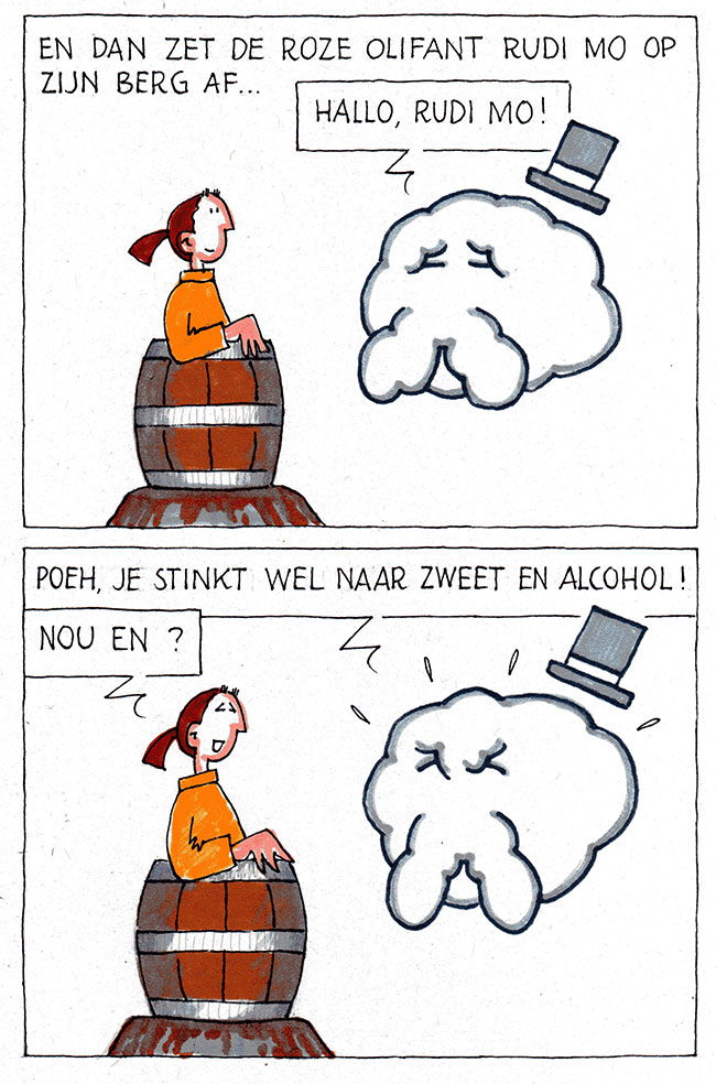 poe, je stinkt wel...