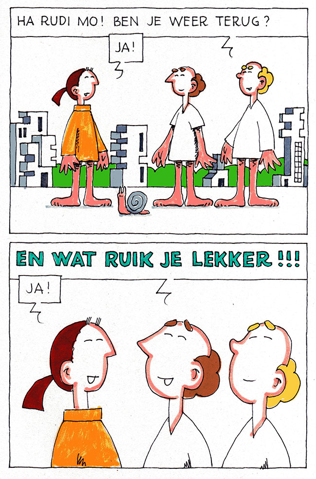 ben je weer terug?