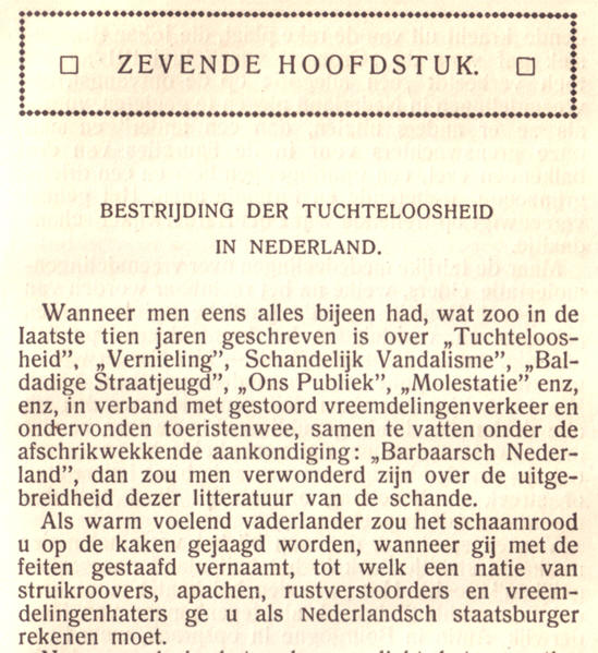 tuchteloosheid in nederland