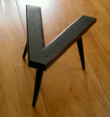 houten letter v