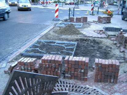 op naar de rotonde