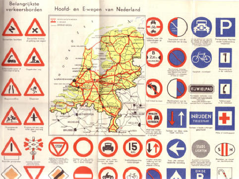 wegen en verkeersborden