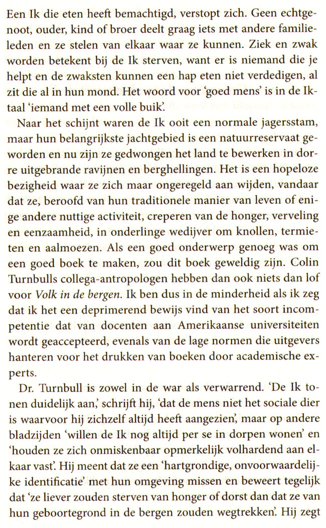 ... ik ben dus in de minderheid als ik zeg...