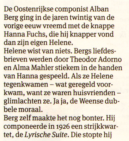 de lyrische suite