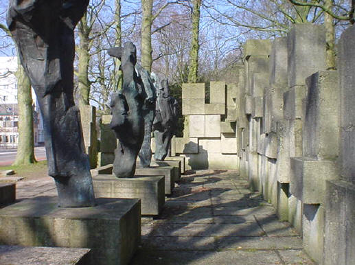 achterkant van het monument