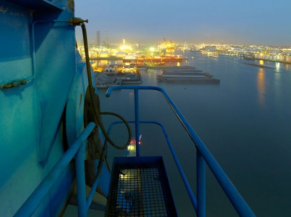 stilte in de haven...