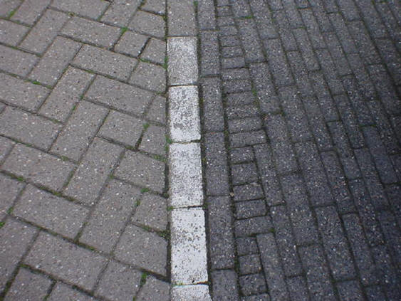 en nog een witte lijn