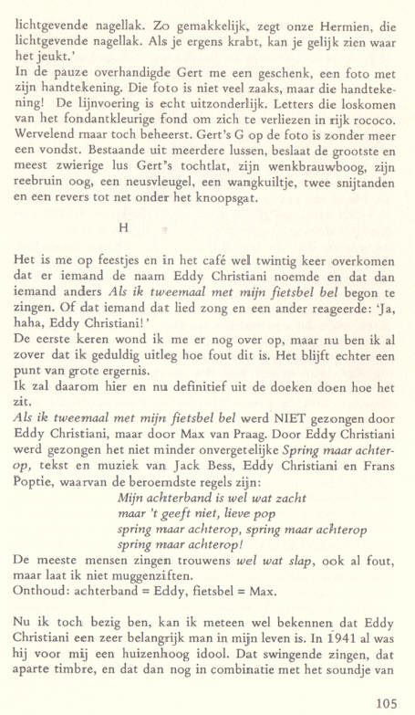 nog een bladzijde uit "zalig zijn de schelen"