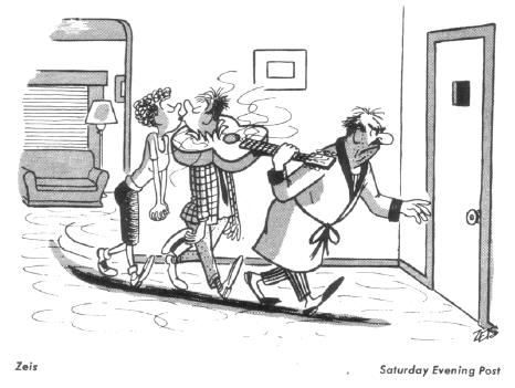 aan dit soort cartoons kun je wel een beetje aflezen dat er in vjftig jaar toch het een en ander veranderd is...