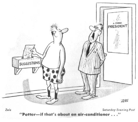 "Potter, als dat over een airconditioner gaat..."