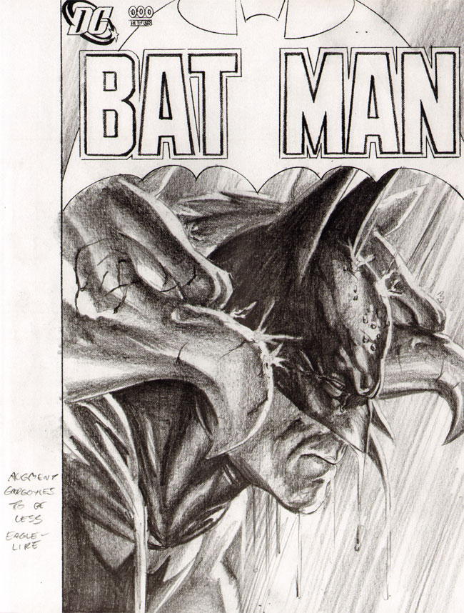 batman met druipneus...