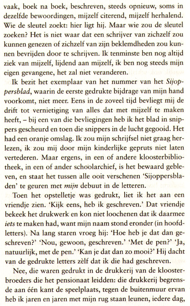 tweede fragment uit voorjaarsmoeheid