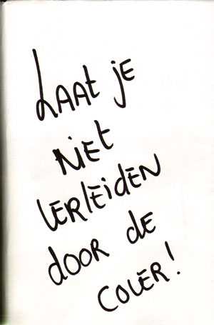laat je niet verleiden door de cover!