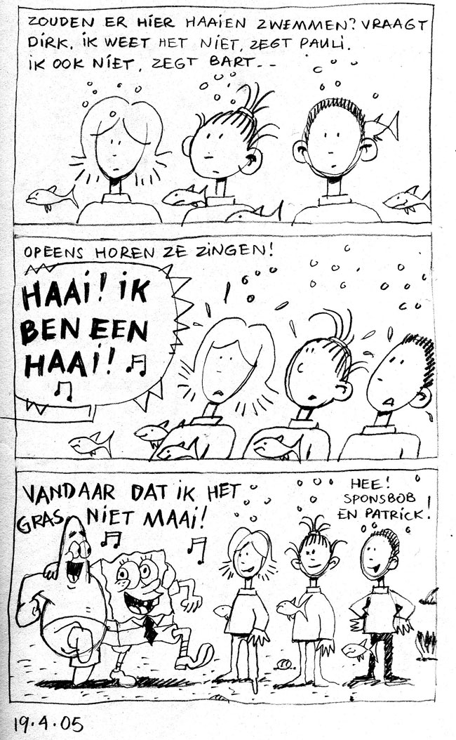 haai, ik ben een haai...