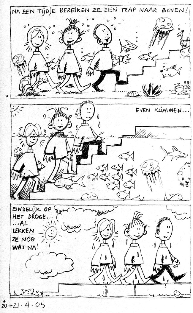 ze lekken nog wat na...
