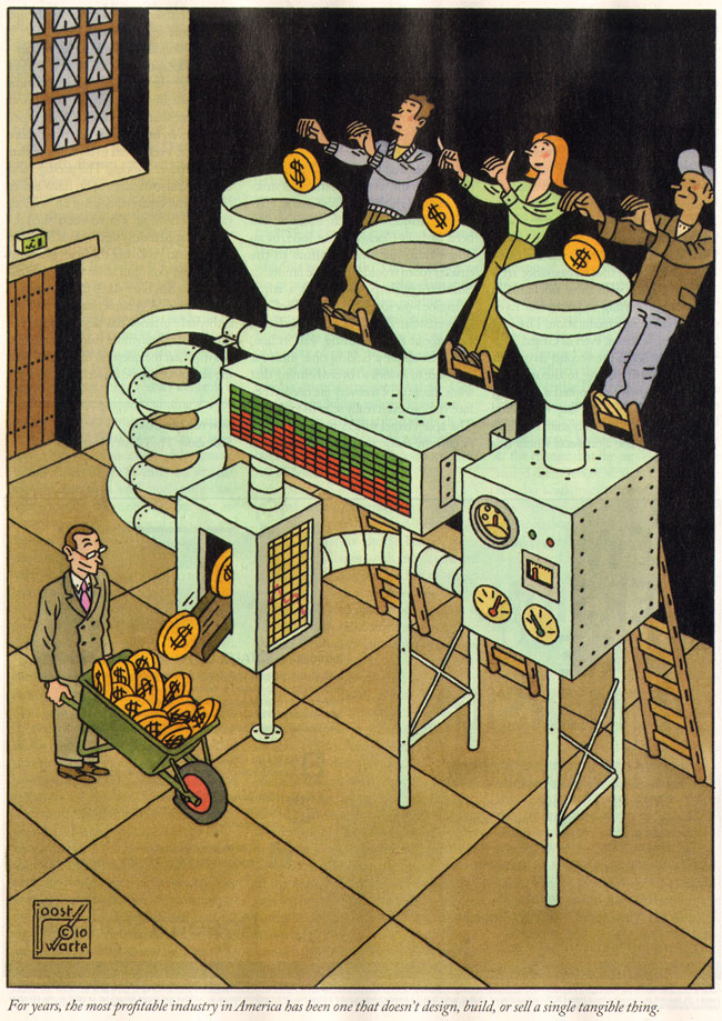 bij een artikel over wall street...