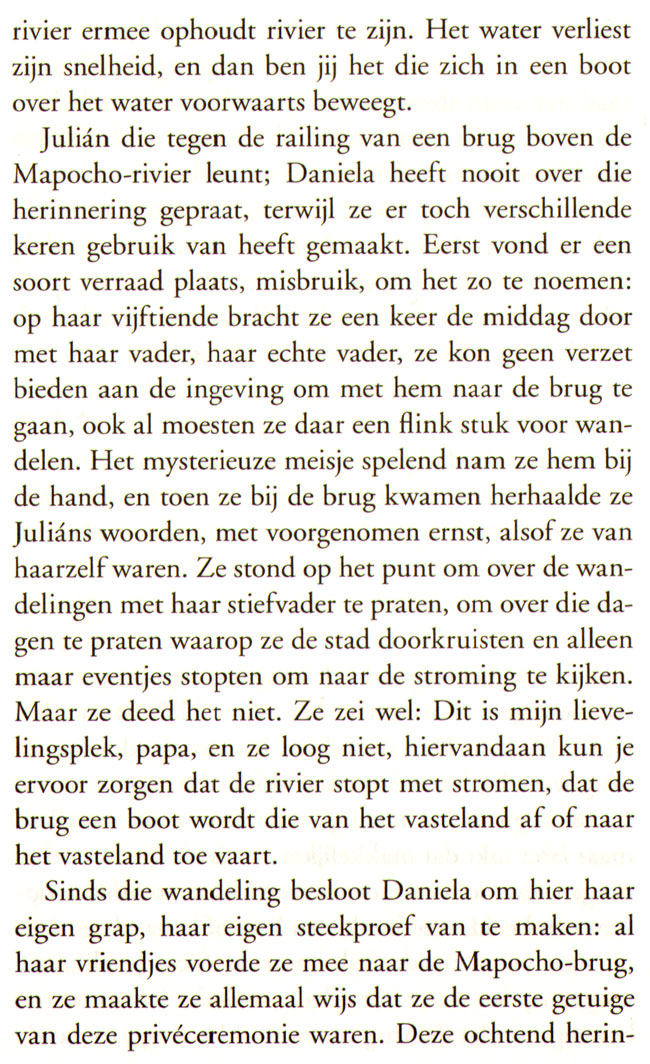 haar eigen steekproef...