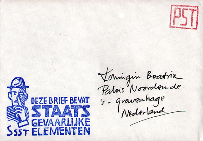 een envelop met inhoud