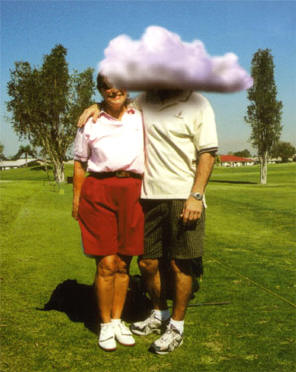 met het hoofd in de wolken...
