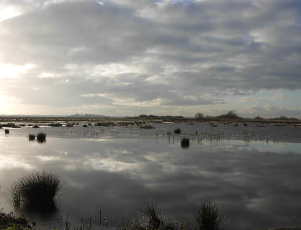 spiegelende wolken