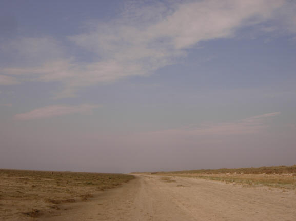 pad tussen strand en duinen...