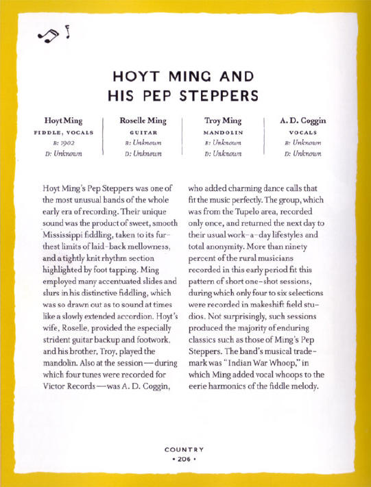 tekst over hoyt ming