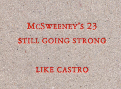 still going strong... like castro...