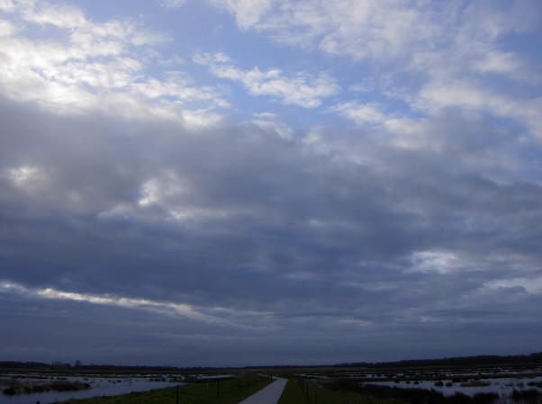 de hemel boven de polders