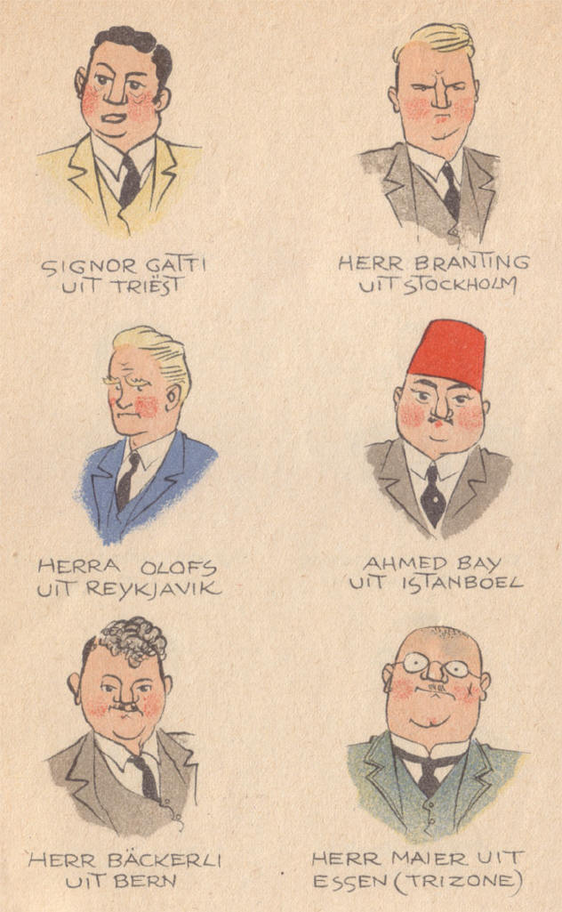 alle betrokken landen komen langs...