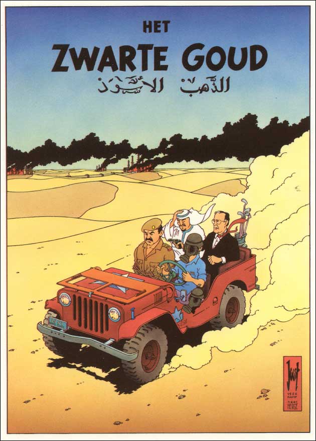 het zwarte goud - veerkamp doet kuifje...