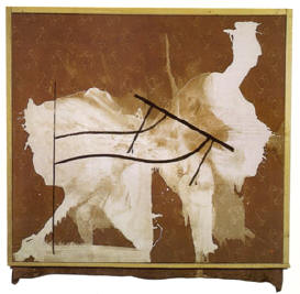 een schilderij van sigmar polke…