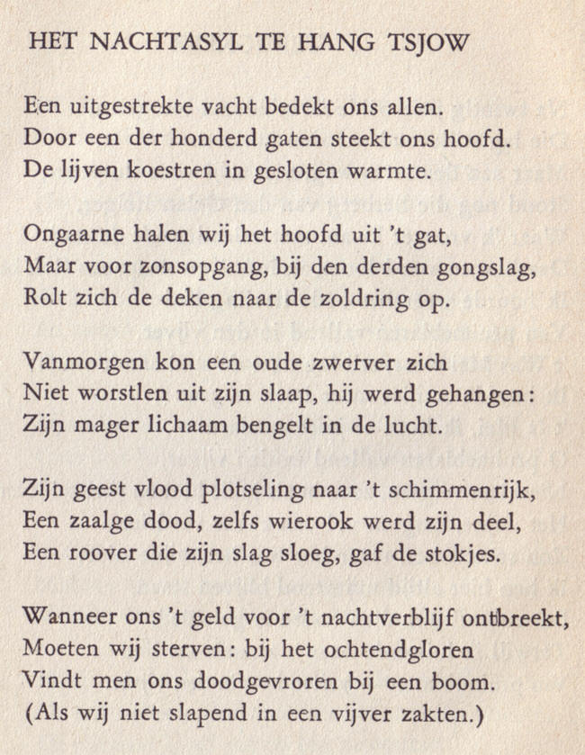 een zeer beeldend en zeer triest gedicht...