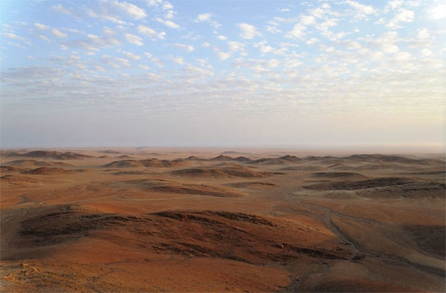 het lege namibië...