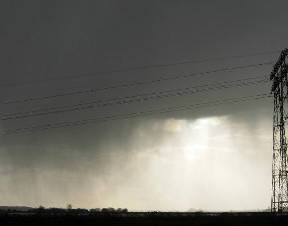 de zon breekt al weer bijna door...