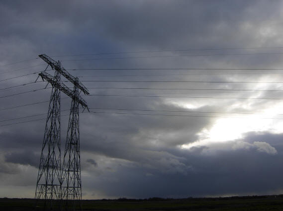 een lucht met veel contrasten...